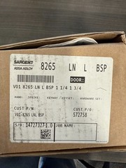 Sargent 8265 LNL Privacy Bath/Bedroom Mortise Lock, L Lever, LN Rose