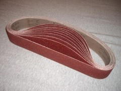 1/2 X 18 Inch 240 320 800 1000 Grit 40 pack Aluminum Oxide Air File Sanding Belt