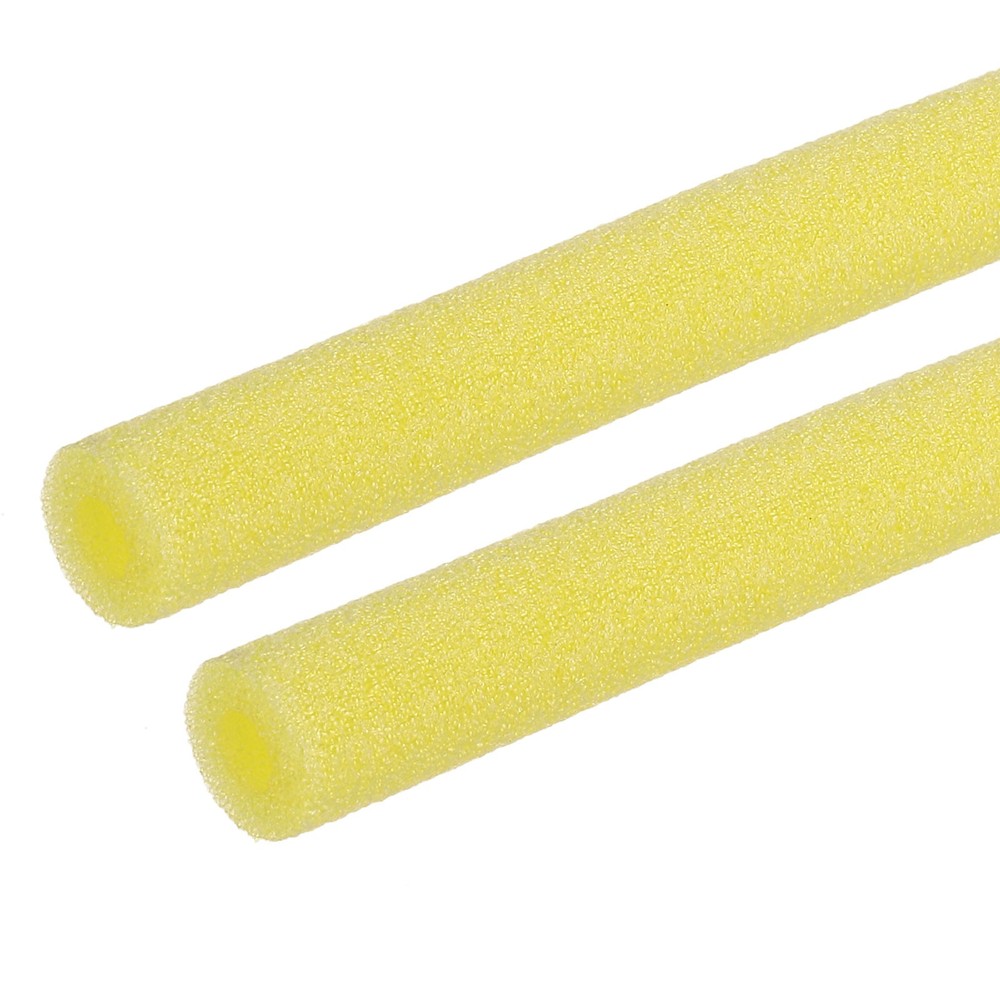 2pcs 1/3″ ID 3.3FT Pipe Insulation Foam Tube 0.63″ OD Tubing Cover Yellow