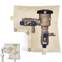 Backflow Preventer Insulation Cover Outdoor Pipe Pouch Winter Freeze Protection