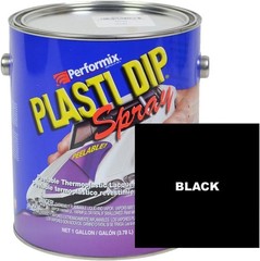 Black Multi-Purpose Rubber Coating Sprayable, One Gallon