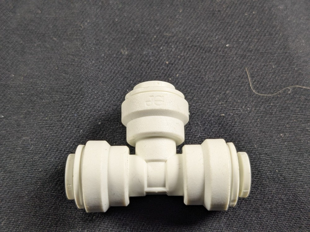 John Guest PP0208WP Push-fit Union TEE, 1/4″ OD Push To Connect 5 pack