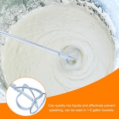 Concrete Mixing Paddle Paint Mixer Drill Attachment Cement Tool