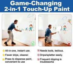 White Interior Wall Paint 6.35 oz – Small Drywall Repair Paint, Drywall Prime…