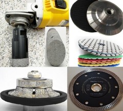 1-3/8″ porcelain marble core bit grinding drum blade pad B5 demi bullnose 3/16″
