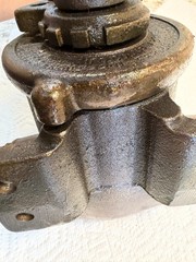 Antique Door Opener Closer Russwin Model 26E Industrial Hardware Potbelly small
