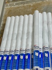 DuPont Tyvek HomeWrap 9 ft. W x 150 ft. Weather Resistant House Wrap Brand new