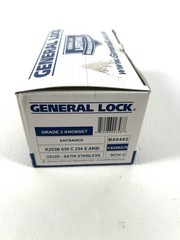 General Lock CS288278 Satin Stainless Knobset