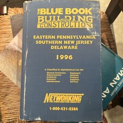The Blue Book Building & Construction Eastern PA, NEW JERSEY, DE 1996