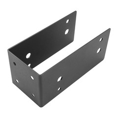 4PCS U-Shape Metal Post Base Holder, Wet Concrete Foundation Post Holder New