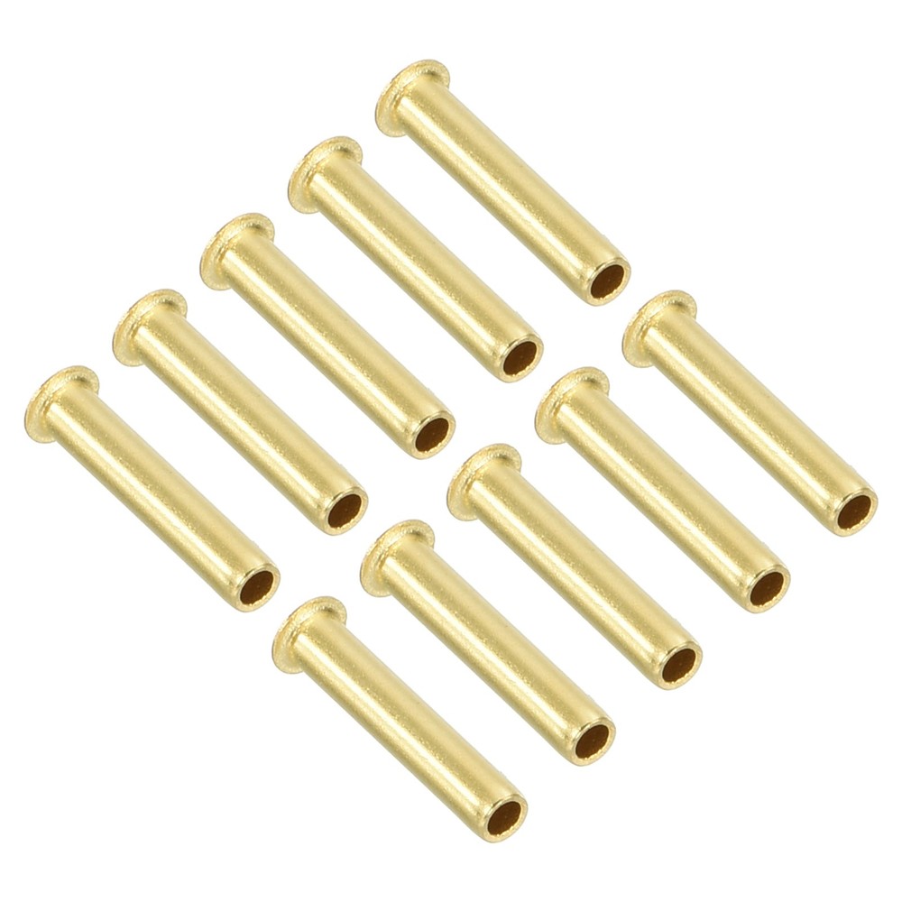 10 Pcs Brass Compression Insert for 1/8″ Tube OD Compression Insert Tube Support