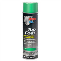 POR-15 INC 46518 Top Coat DTM Paint, 15 oz Aerosol Can, Safety Green, Liquid, 3