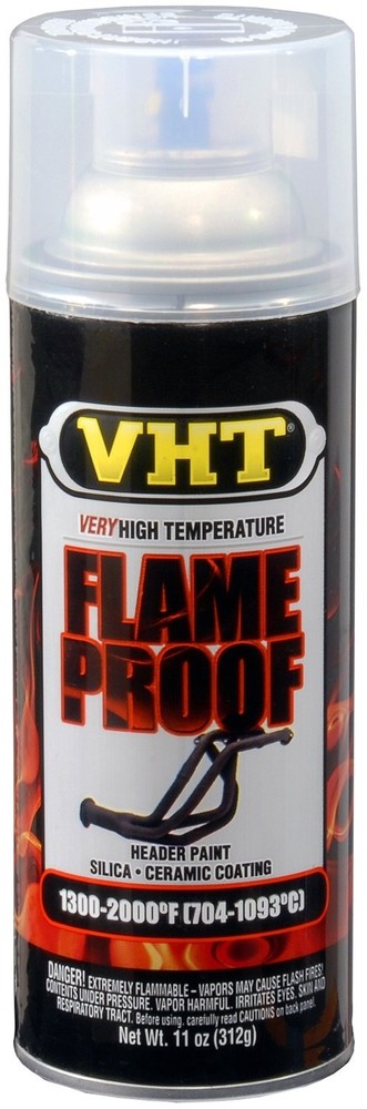 VHT SP115 Flameproof Coating Very High Heat 11 Ounce (Pack of 1), Satin Clear