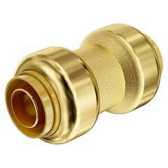 VEVOR Pipe Fittings 1/2″ 12PCS Brass Straight-Through Push-Fit for Air System