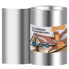 Tubtoken Aluminum Roll Flashing 6 X 100 Metal Roofing Roll Roof – 6” X 100′