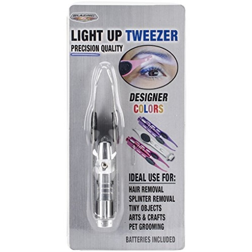 LED LIGHT-UP TWEEZERS by BLAZING LEDZ MfrPartNo 900203