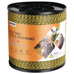 Aclastool Electric Fence Wire, 3500ft 3500 Feet/1067 Meters, Yellow-Black
