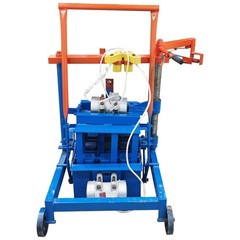 H6 Hand Hollow Soil Block Brick Mold Interlocking Brick Making Machine 220V