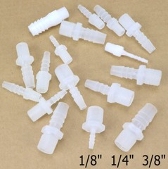 BSP Hosetail Connector Fitting Barbed Male Plastic Pipe Adaptor Joiner Threaded