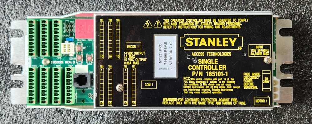 Stanley MC521 Pro Control Single P/N 185101-1