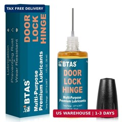 BTAS Door Lock Hinge Lubricant Oil Squeaky Fix Lube for Keyhole with Needle Oile