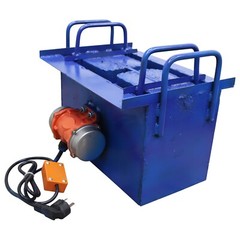 220V Hollow Soil Block Brick Molding Machine Square Hole Manual Brick Maker