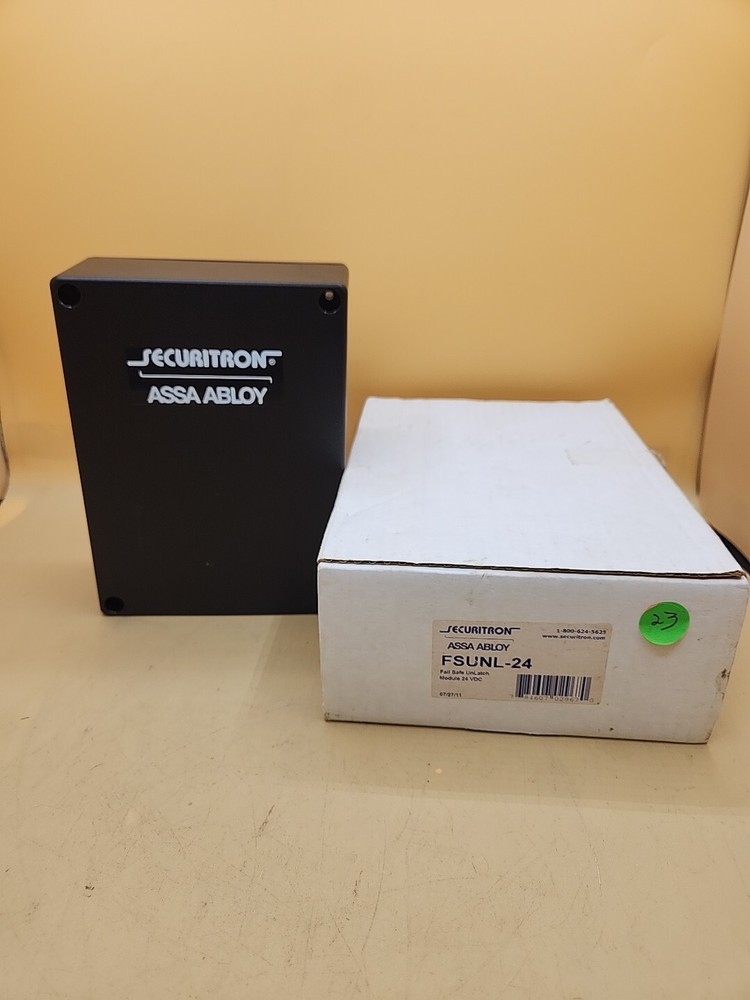 Assa Abloy Securitron FSUNL-24, Fail Safe/secure Unlatch Module 24VDC New