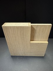 White Oak 2 Panel Vertical Shaker Flat Panel Solid Core Interior Wood Doors