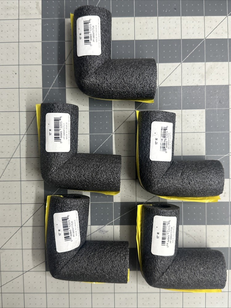 NOS 5-Pack Thermwell Frost King ELB78H 3/4In. Polyethylene Foam Pipe Elbow