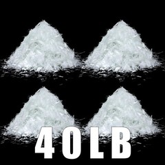 4 Pcs 10 Lb 3/4” (19 mm) Fiberglass for Concrete Cement Mortar Mix, Reinforc…