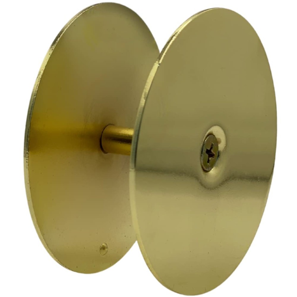 NU-SET Lock | Steel Plate Door Hole Cover | Door Lock Hole Cover with Brass F…
