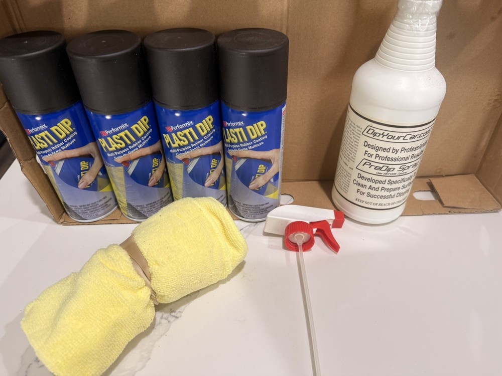 Matte Black Aerosol Wheel Coating kit