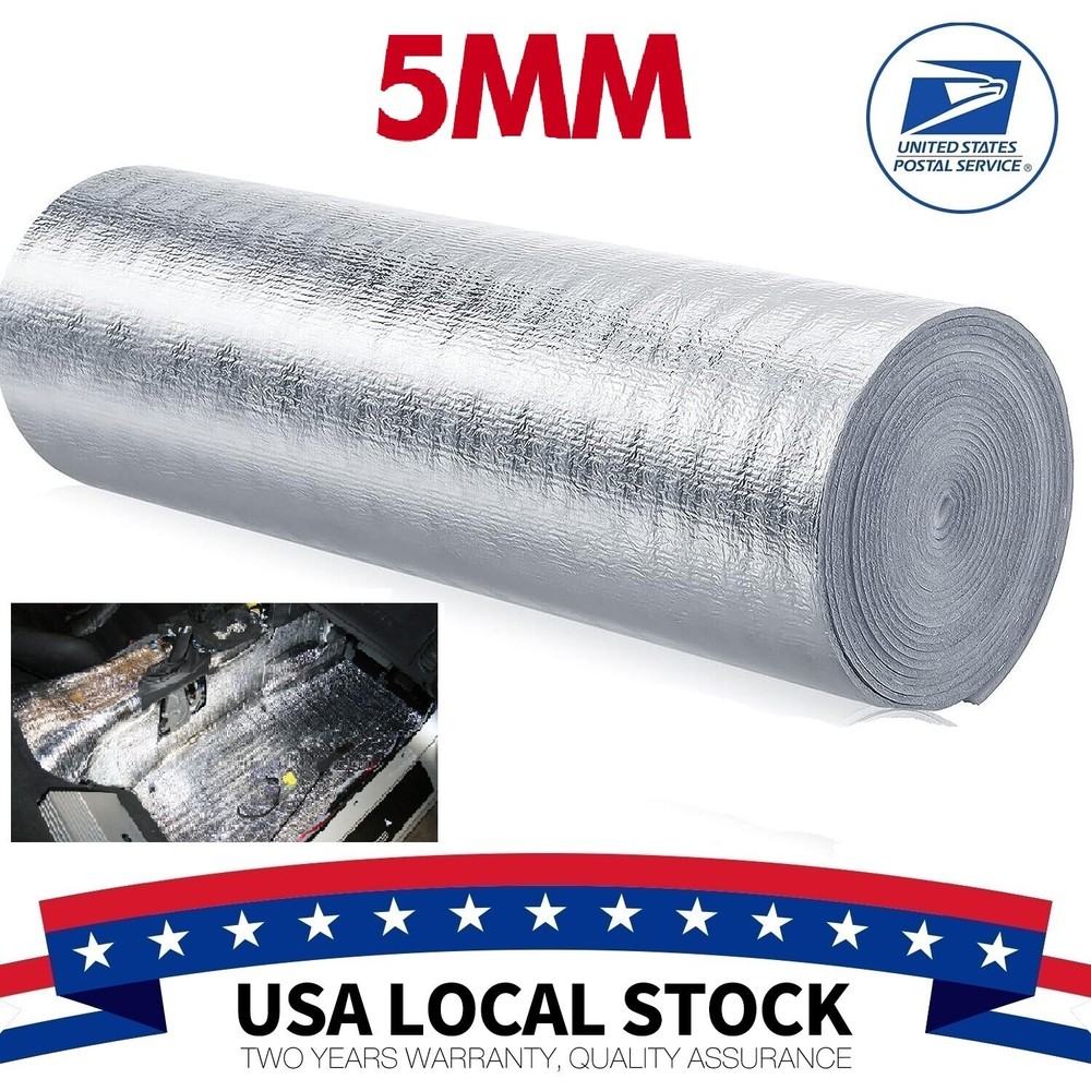 80″x40″ Firewall Sound Deadener Car Roof Heat Shield Insulation Deadening Mat