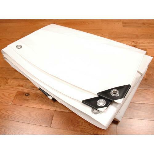 Sigman 12′ x 20′ White Heavy Duty Tarp Boat Cover Tarp Carport Canopy Tarp – New