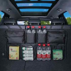 Auto Storage Organizer Car Trunk Bag Backseat Bag Trunk Cargo Mesh Holder Pocket