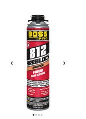 BOSS PRO 812 FIREBLOCK ORANGE FOAM GUN GRADE 24 oz.