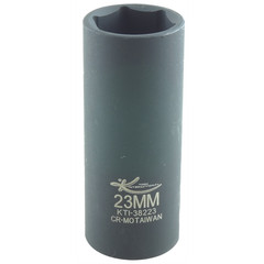 K Tool International 38223 K Tool International SOC 23MM 1/2D IMP 6PT DP BLK