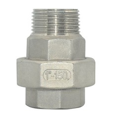Stainless Steel M/F Union 1 ” in inch NPT Pipe Split Coupling Male Female SS304