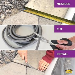 M-D Building Products Versatile Gray Foam Backer Rod Set 1/2in x 250ft