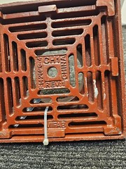 MIFAB F1420PG-4 Floor Drain F1420-PS-50 CH1 7-1/2″ x 7-1/2″ Square Gate