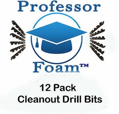 Professor Foam 12 Bits 249112 clean out drill bits fits PROBLER P2