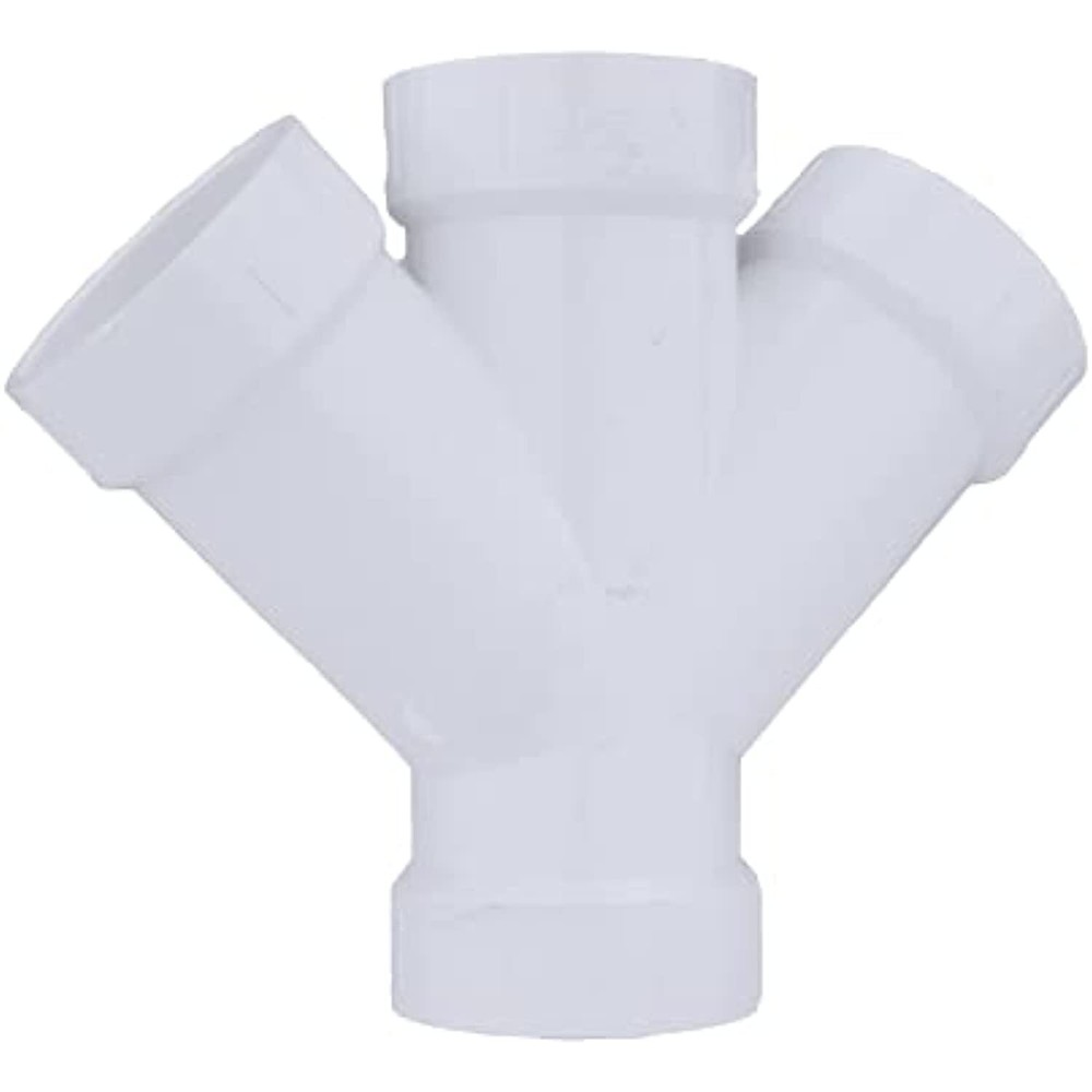 CHARLOTTE PIPE 2 DWV Double WYE DWV (Drain, Waste and Vent) (1 Unit Piece)