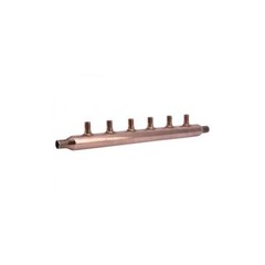 Sharkbite 1/2In T X 3/4In D Crimp Copper 6 Port Manifold Tee