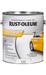 Rust-Oleum 320202 Clear Finish Topcoat Floor Coating, 1 Gal.
