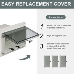 Outdoor Horizontal Electrical Box Outlet Cover Type 3r Enclosure Cover