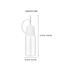 25 Pcs Glue Bottles with Fine Tip Easy Squeeze Tube Dispenser Applicator