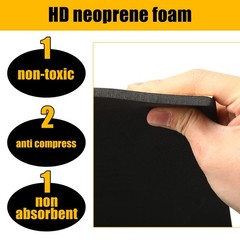 8 Pcs Adhesive Foam Padding Sheets – Self-Stick EVA Insulation, Anti-Vibration R