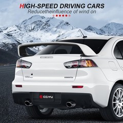 Black ABS Rear Trunk Spoiler Wing for Mitsubishi Lancer 2008-2017