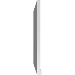 Ekena Millwork 24W X 34H Vertical Surface Mount Pvc Gable Vent Non-Functional