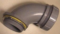 NEW 2″ NPT ARLINGTON FNMC-B SWEEP 90deg UV RATED PVC LIQUID TIGHT NON METALIC